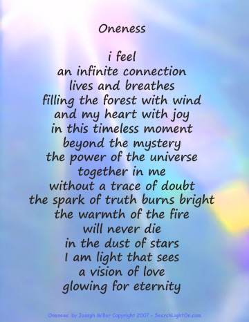 oneness poem